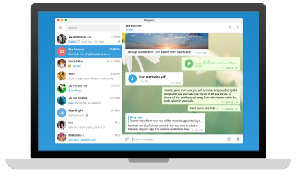 Телеграм для Windows