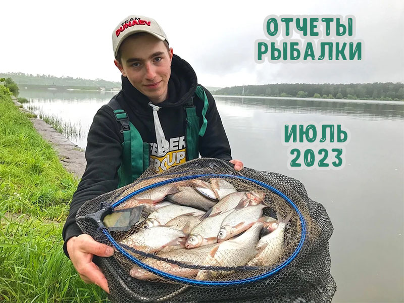 Отчёты рыбалки июль 2023